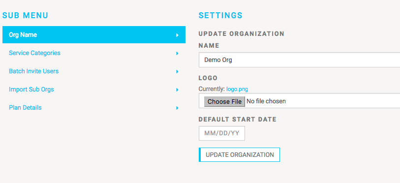 MobileServe App Custom Start Date